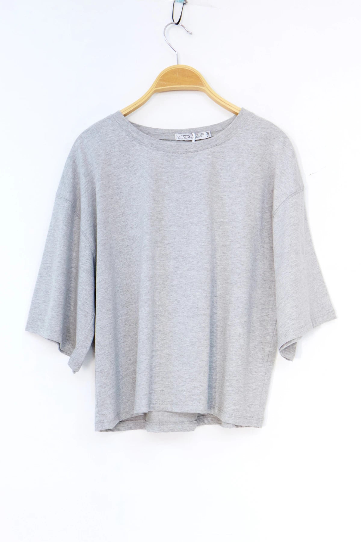 grey oversized t-shirt
