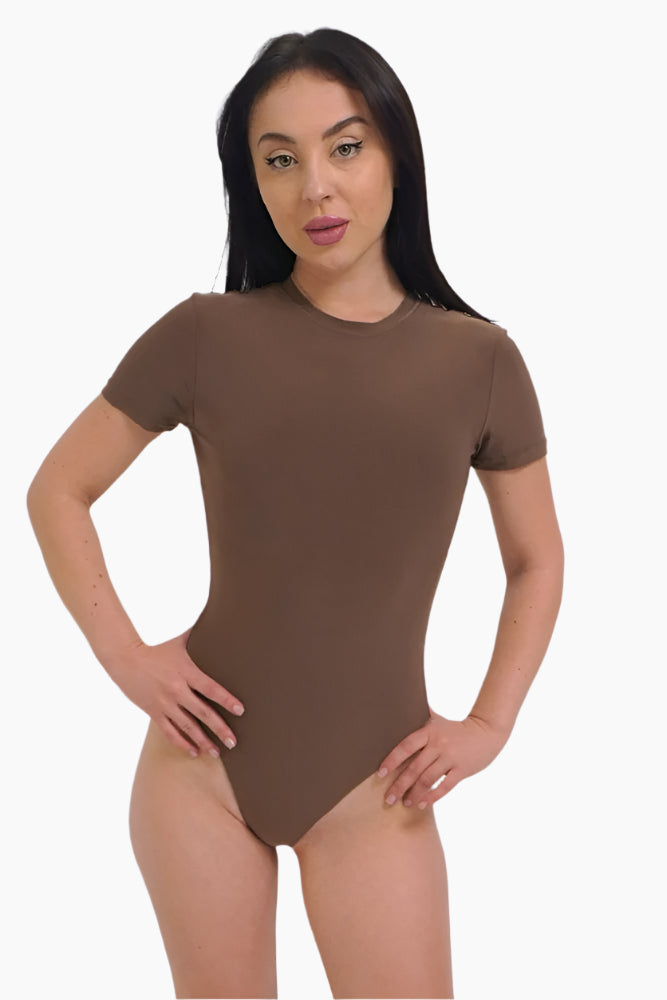 Stella T-shirt Bodysuit coffee