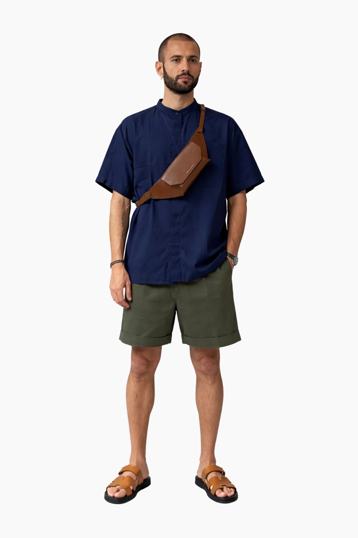 Sleeveless Shirt Poplin