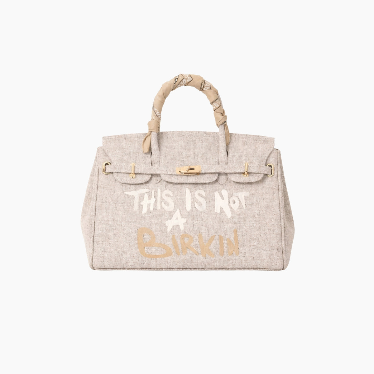'This is not a Birkin' - Small Beige