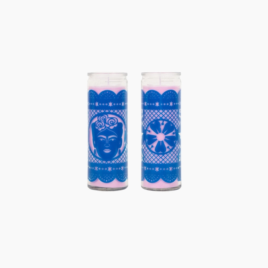 HD0678 Candle In Glass Papel Picardo Frida