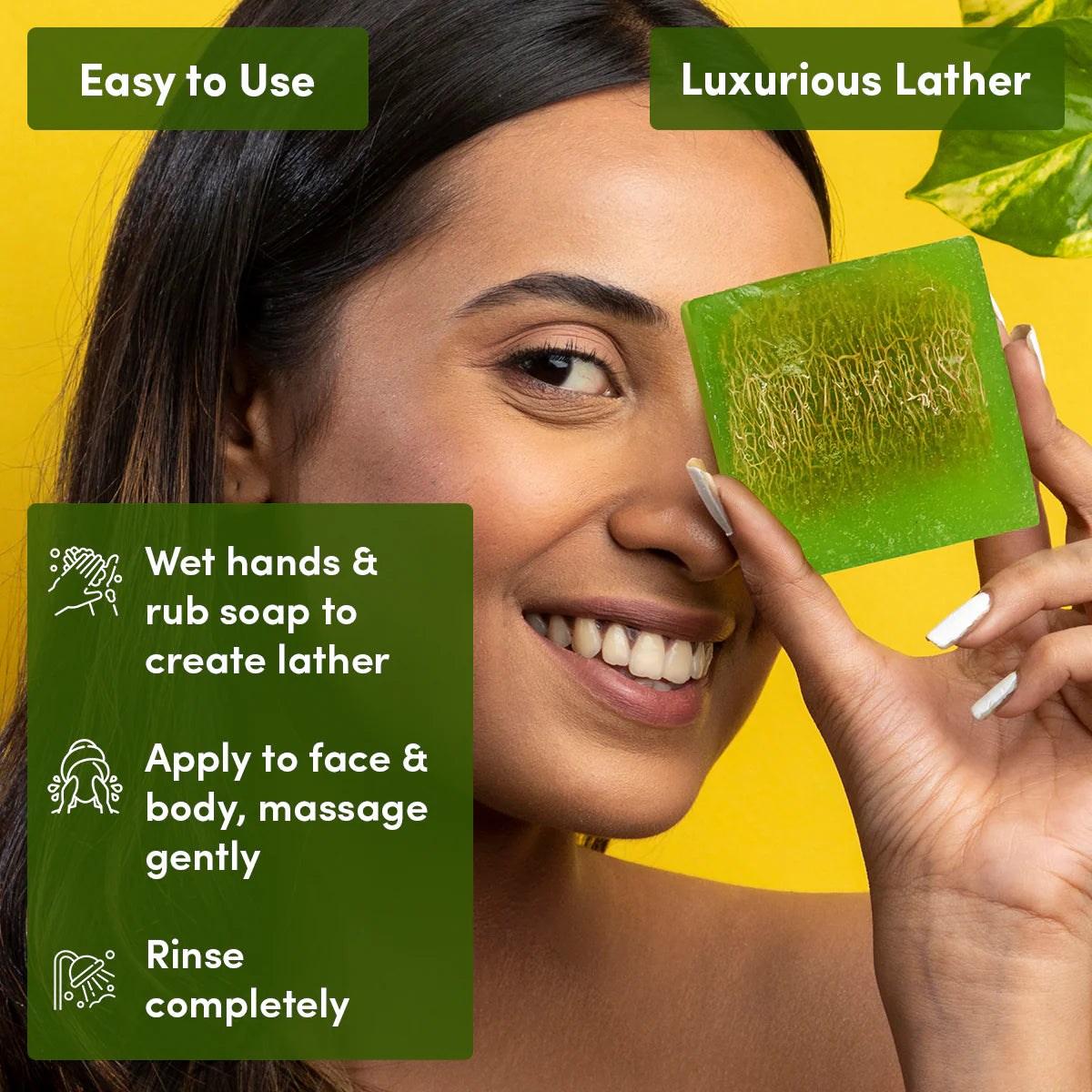 Natural Loofah in Lemongrass Oil Soap
