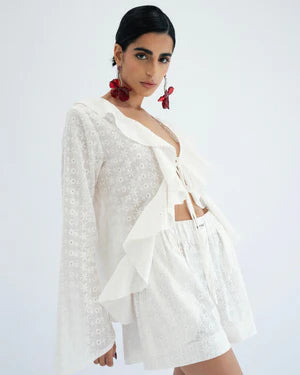 Broderie shorts
