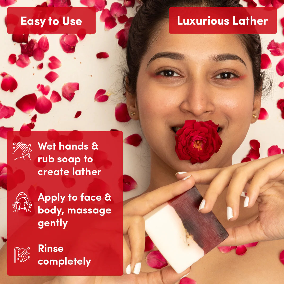Rose with Shea Butter Soap