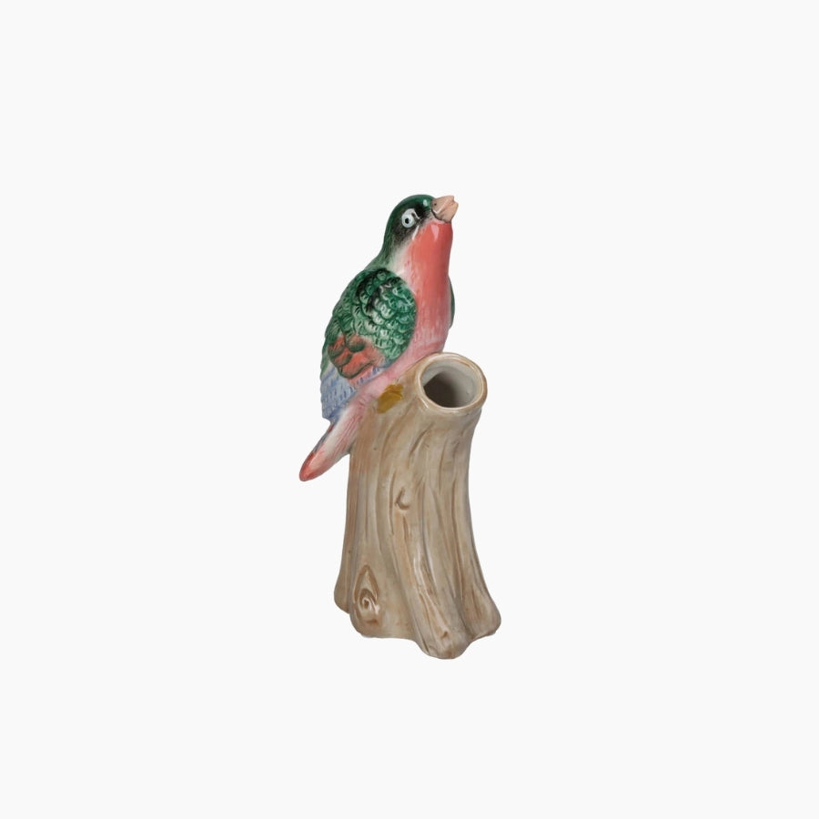 KAL-2132 Vase Bird Multi 9x7x20cm