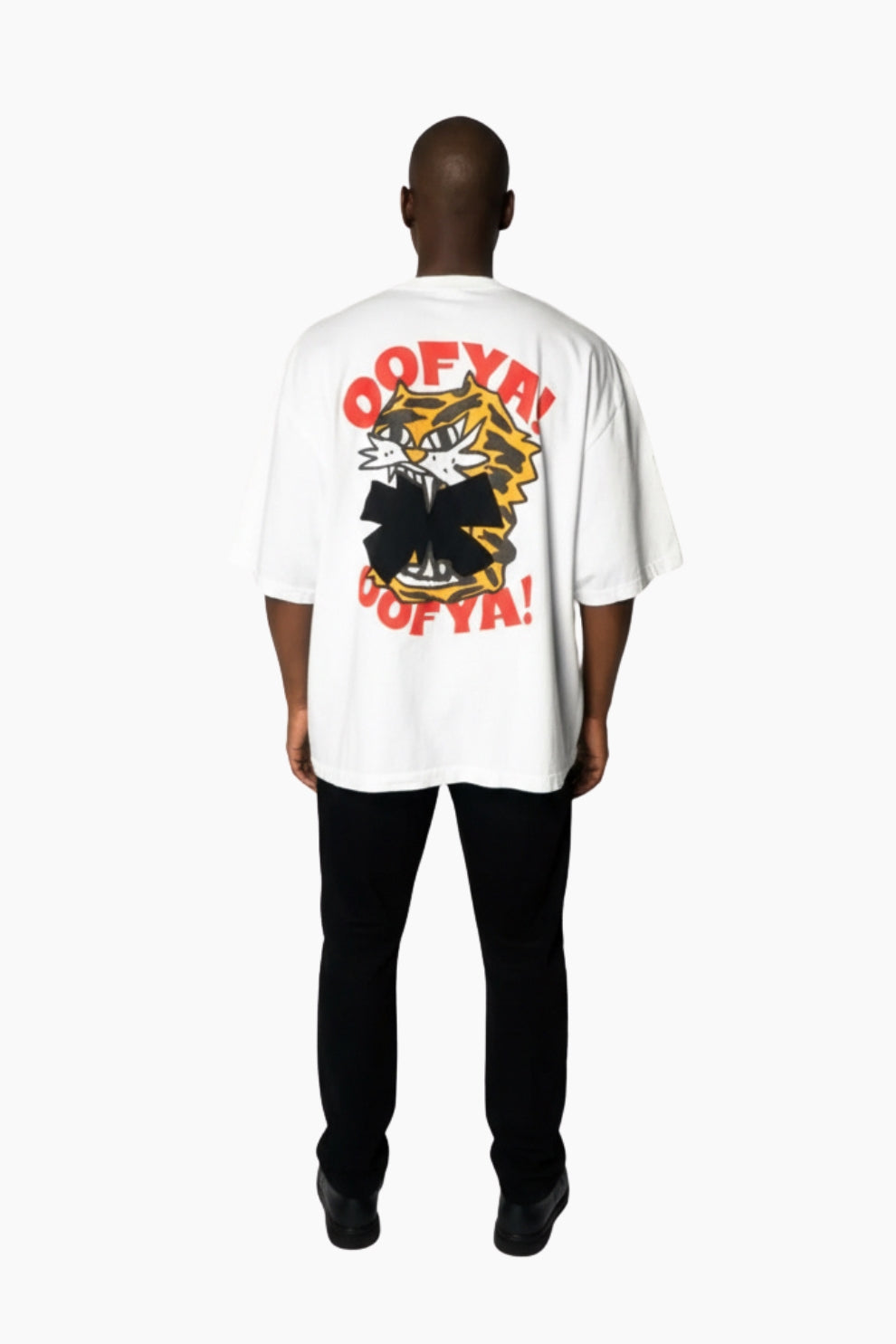 White Printed T-shirt
(Tiger)