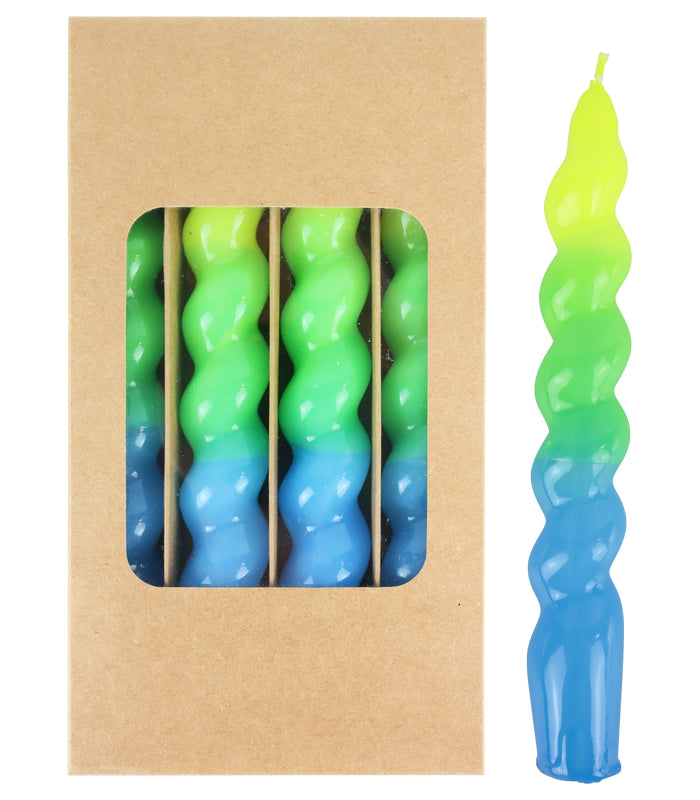CANDLES"TWIST" S/4