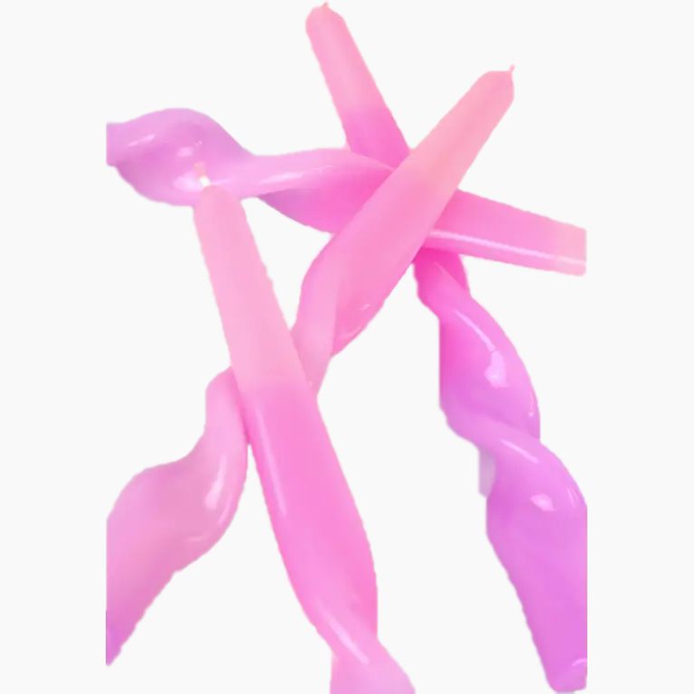 CANDLES"TWIST" S/4