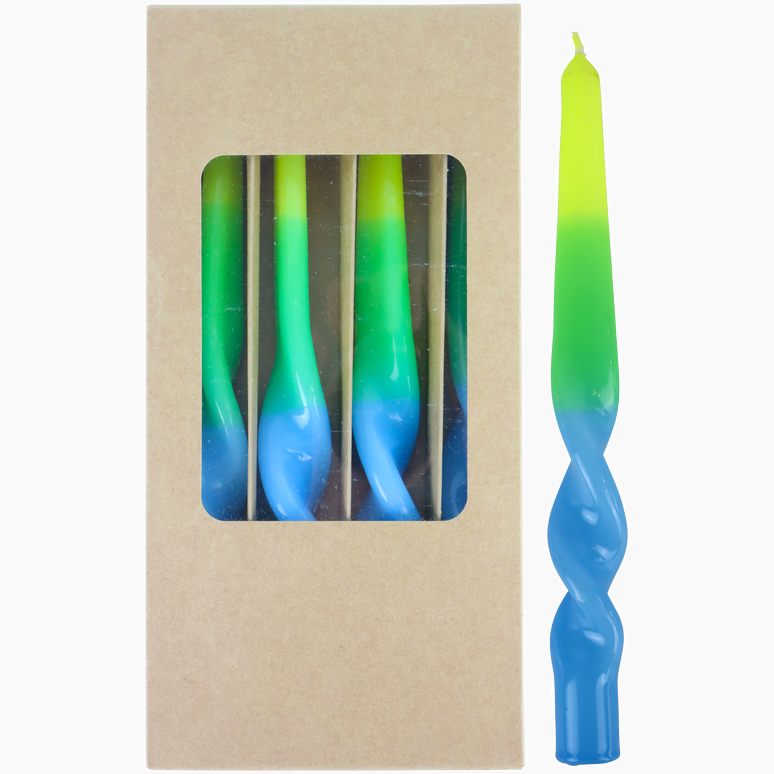 CANDLES"TWIST" S/4