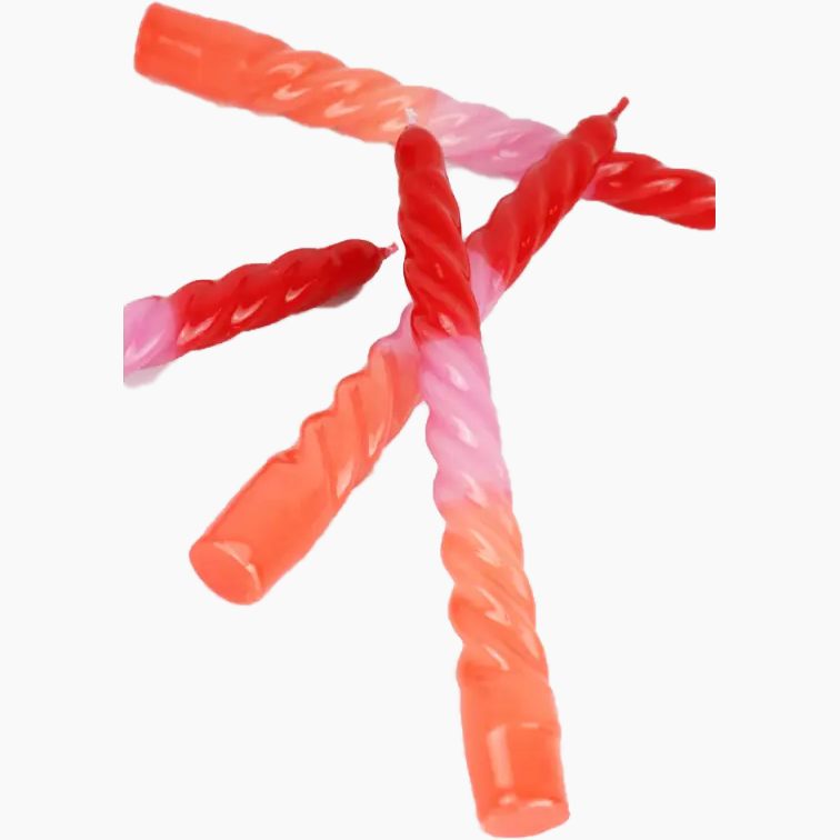 CANDLES"TWIST" S/4