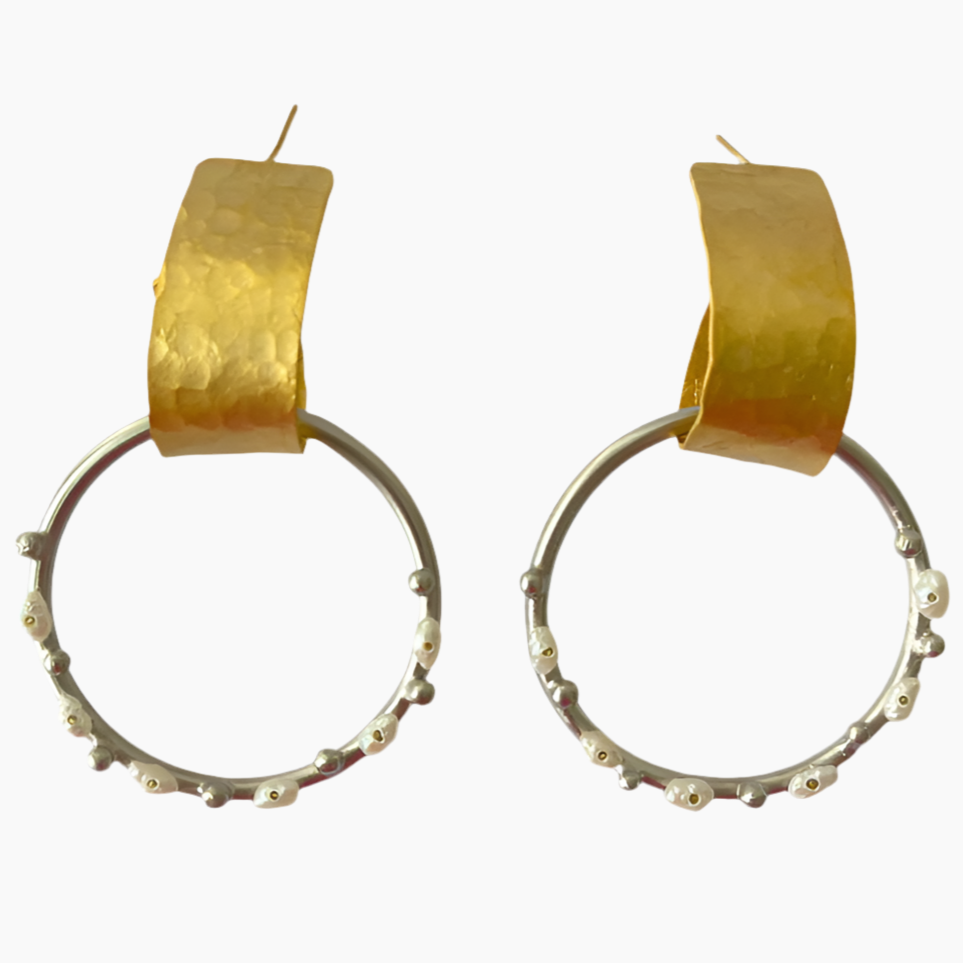 Double Circle Earring