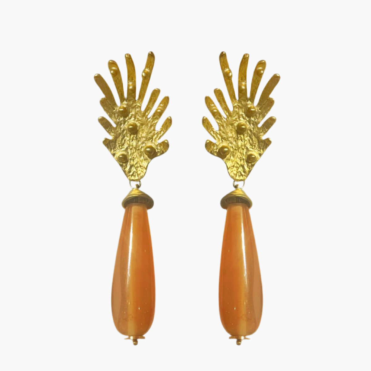 Urban Shape Earring With Stone