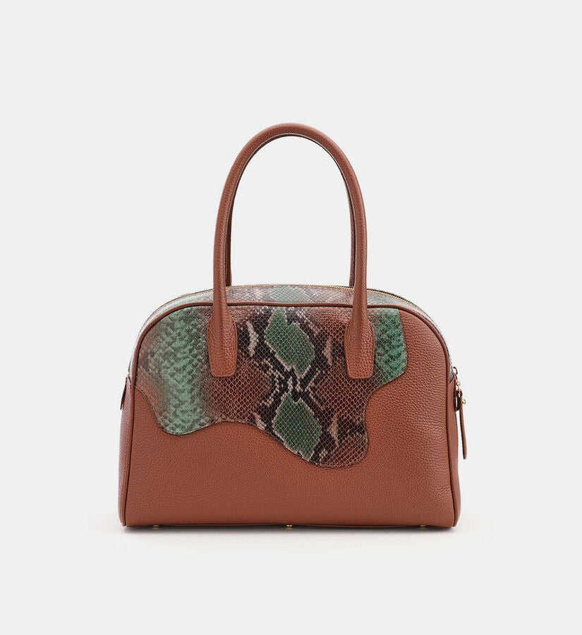 Allure Curve Togo Snake Bag