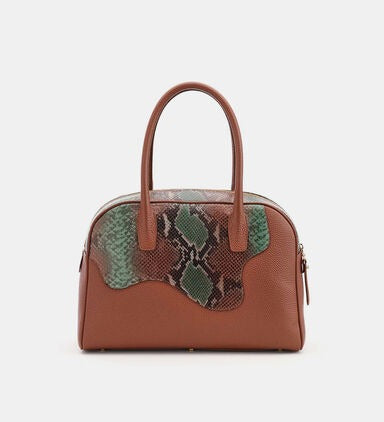 Allure Curve Togo Snake Bag