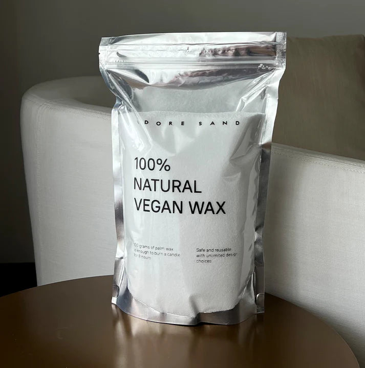 Adore Sand candle, natural, vegan wax