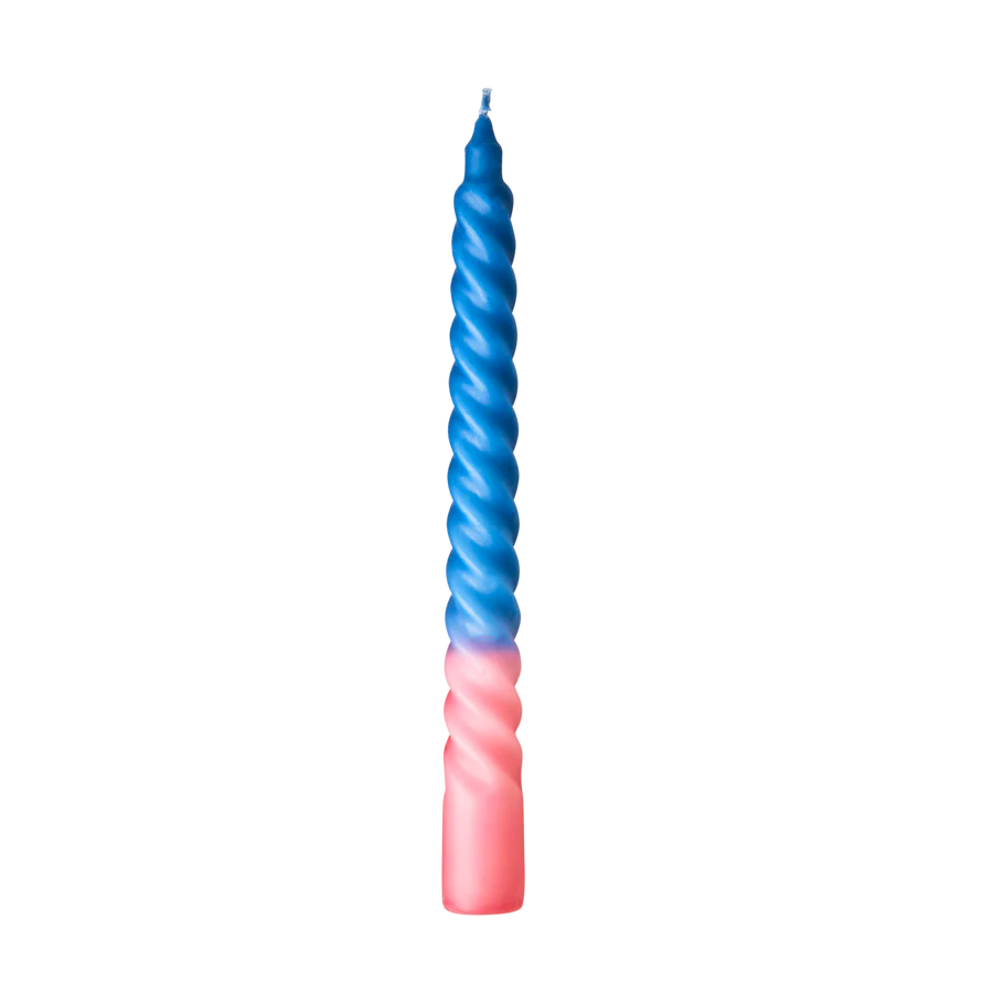 Twisted Candles in 3 Asst. Colors - 6HR