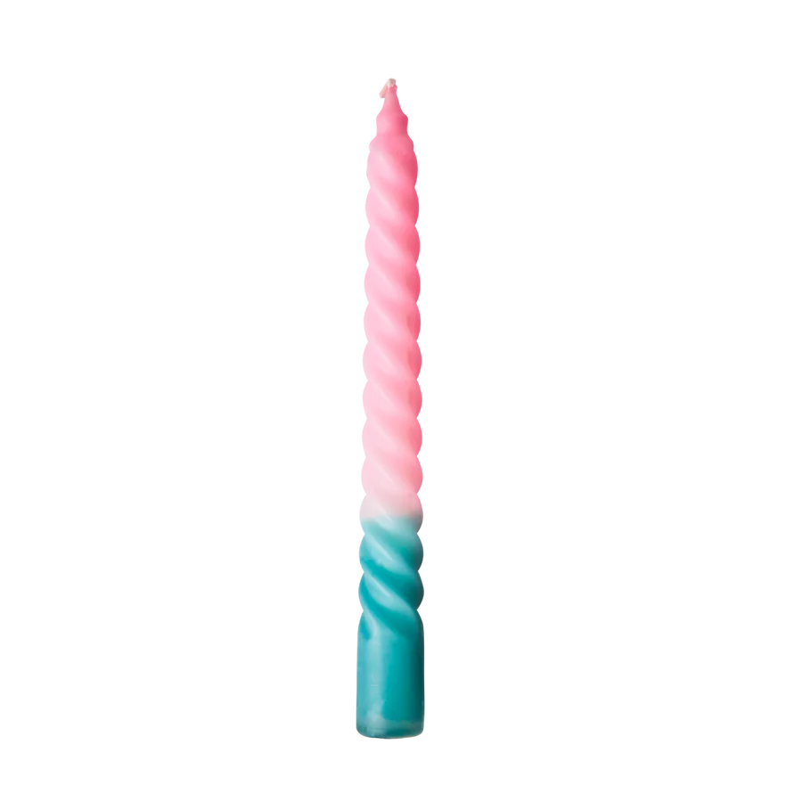 Twisted Candles in 3 Asst. Colors - 6HR