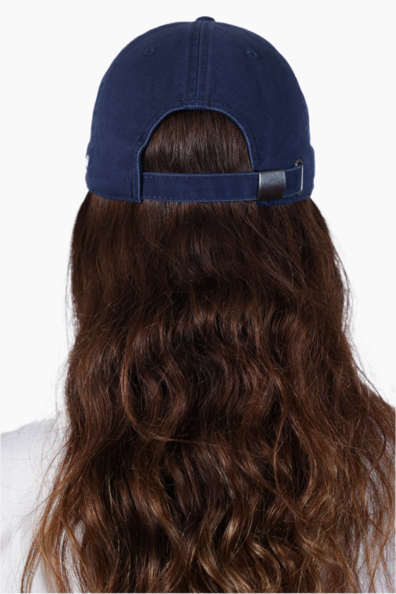 Person wearing a navy blue cap "Mind your Soul" - Unisex Cap