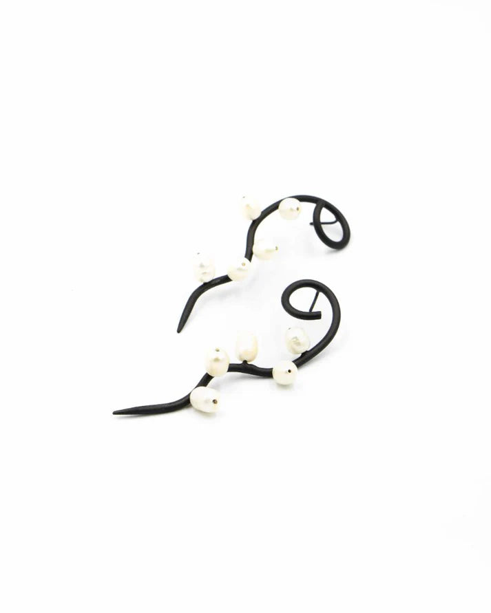 Sparkling Wave Earrings