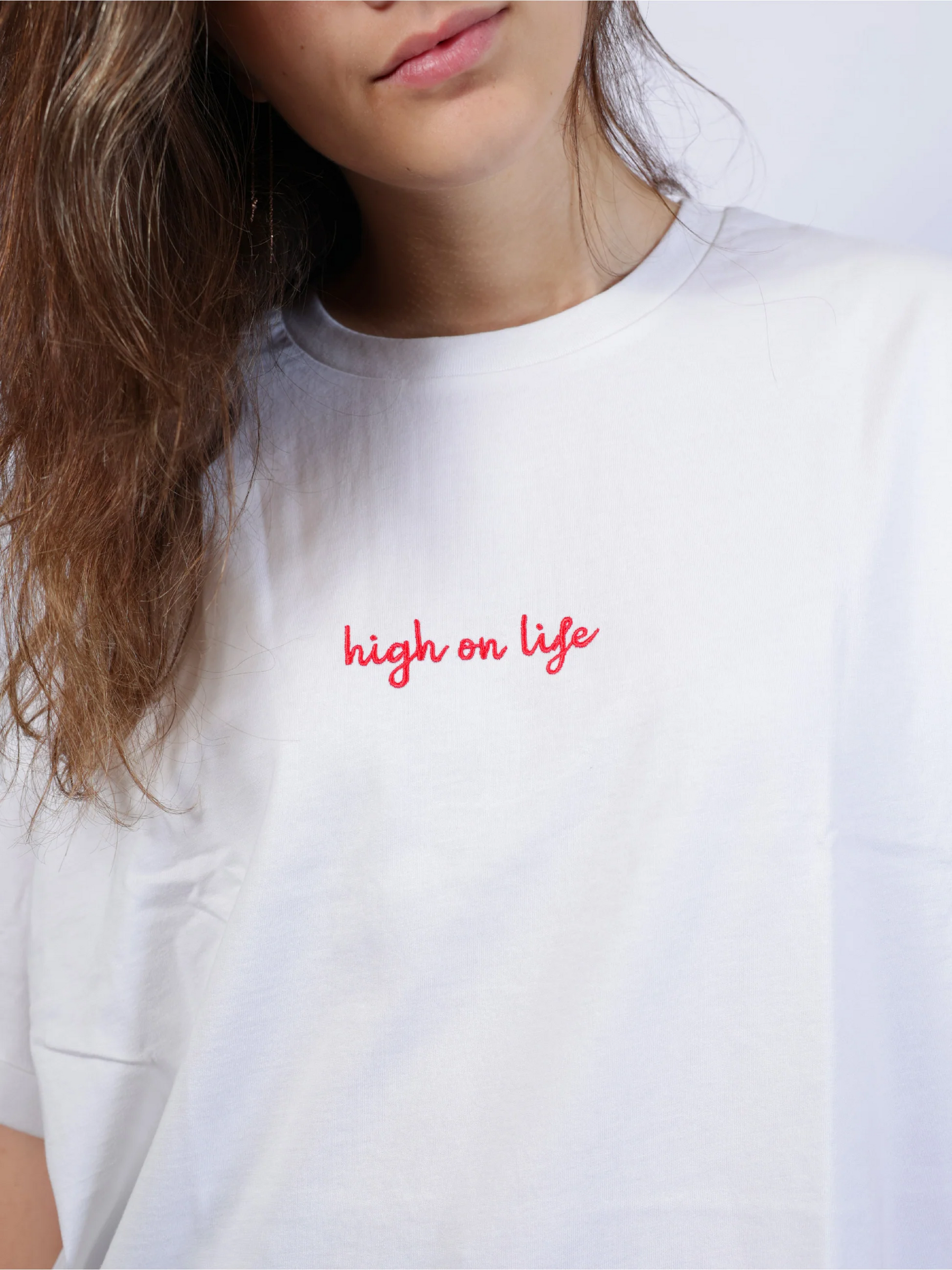 High on Life T-Shirt , white ,Unisex