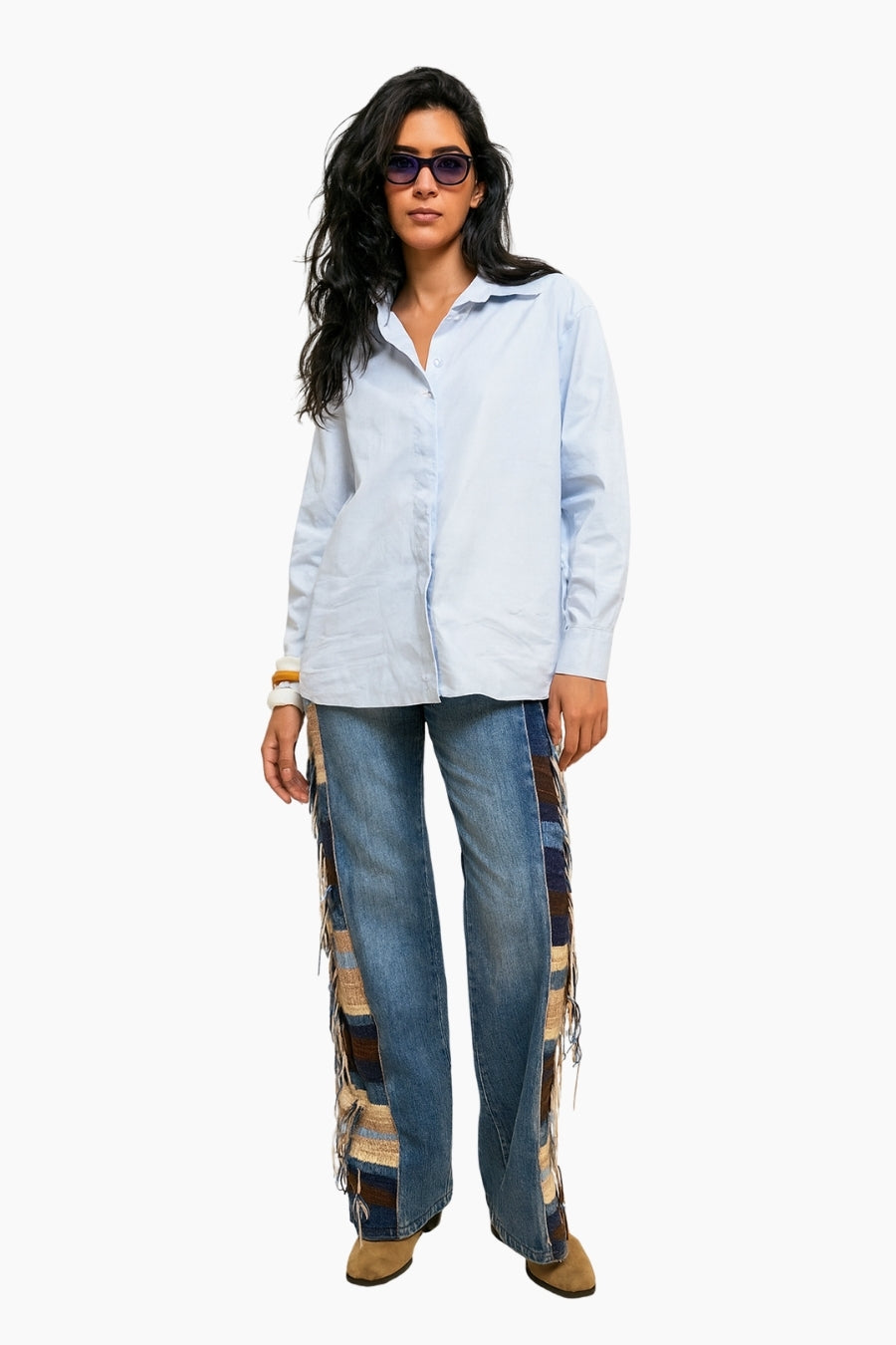 TU100N Jeans Flare Frange