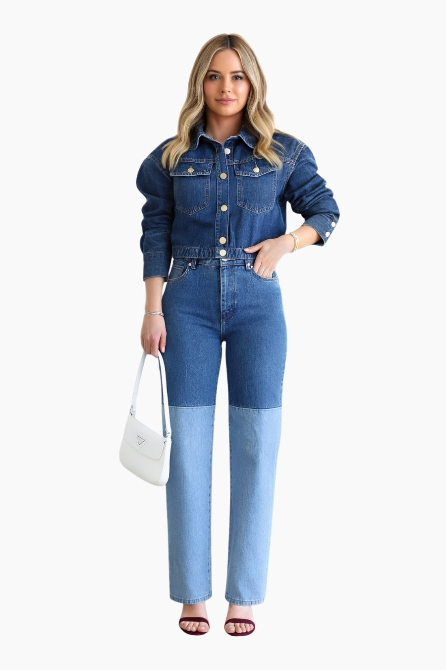 Denim Trouser With 2 Colors