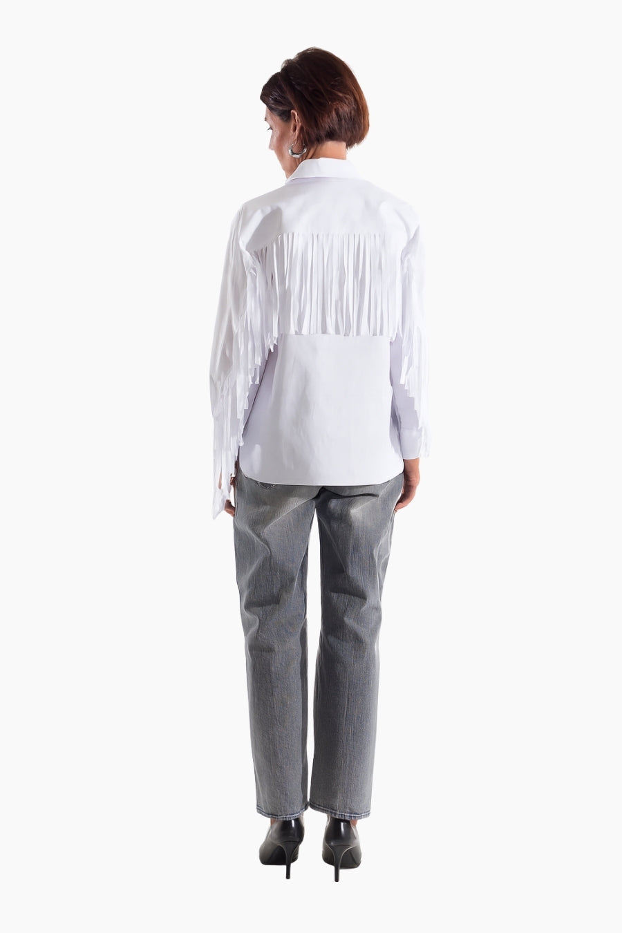 B823N Camicia Frange