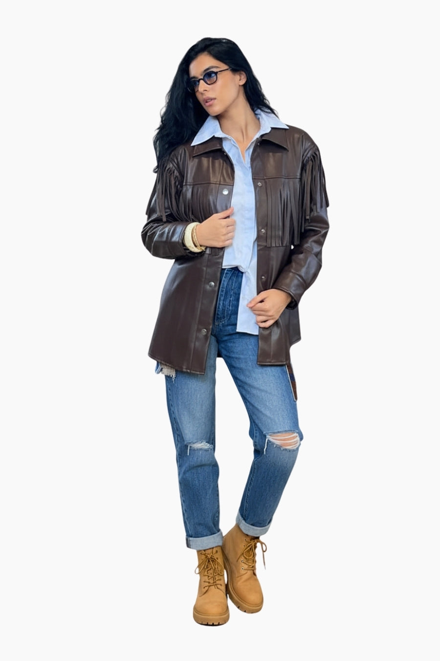 MA4034N Sovracamicia Frange Imbottita - Jacket