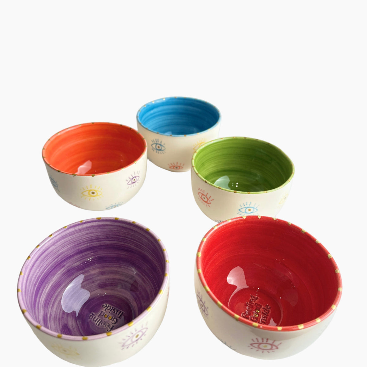 Feeling Good Handmade Ceramic
Colourful Eyes
Bowl