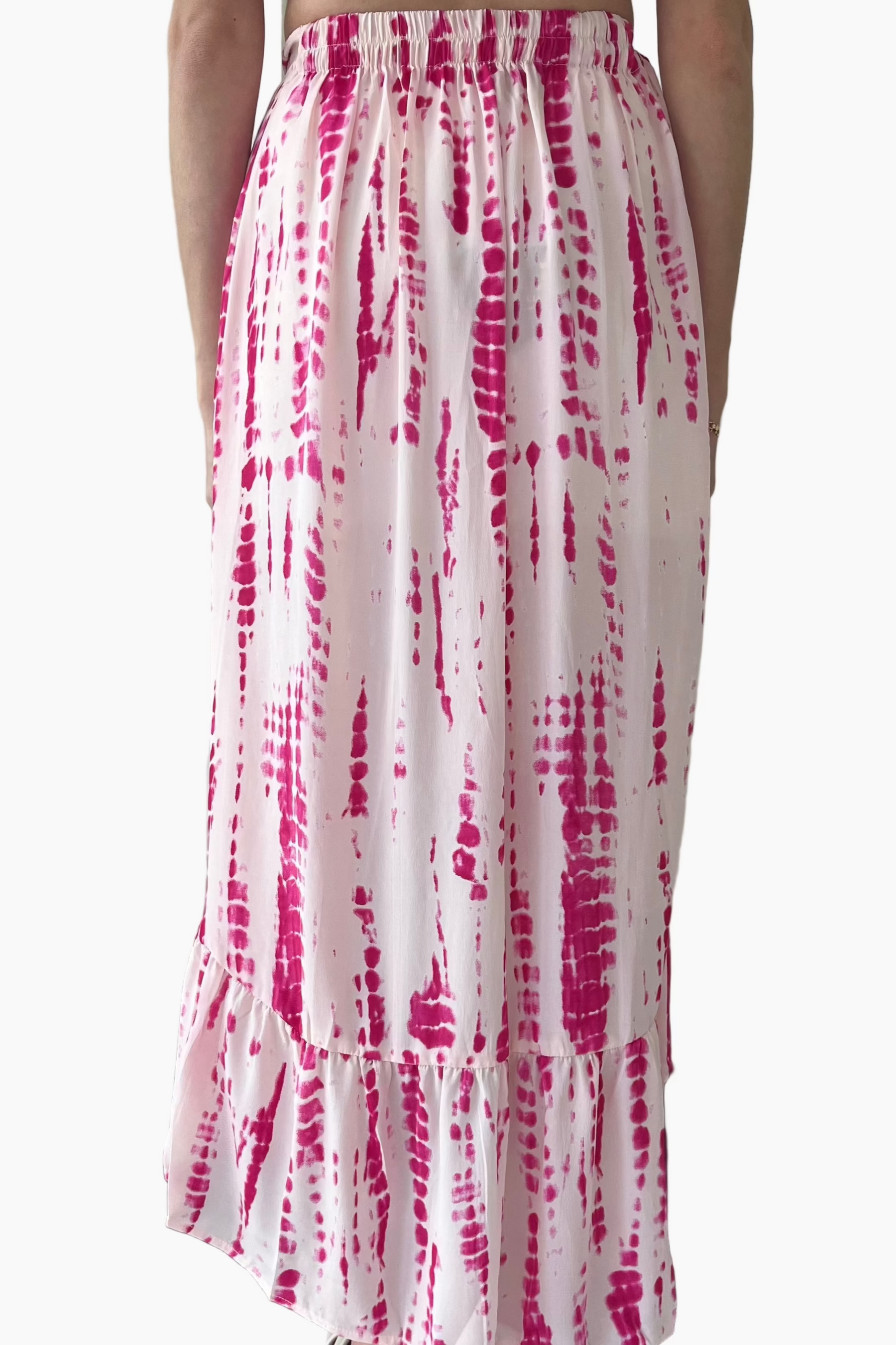 Ruffle Hem Midi Skirt-FLTRD-UAE-4