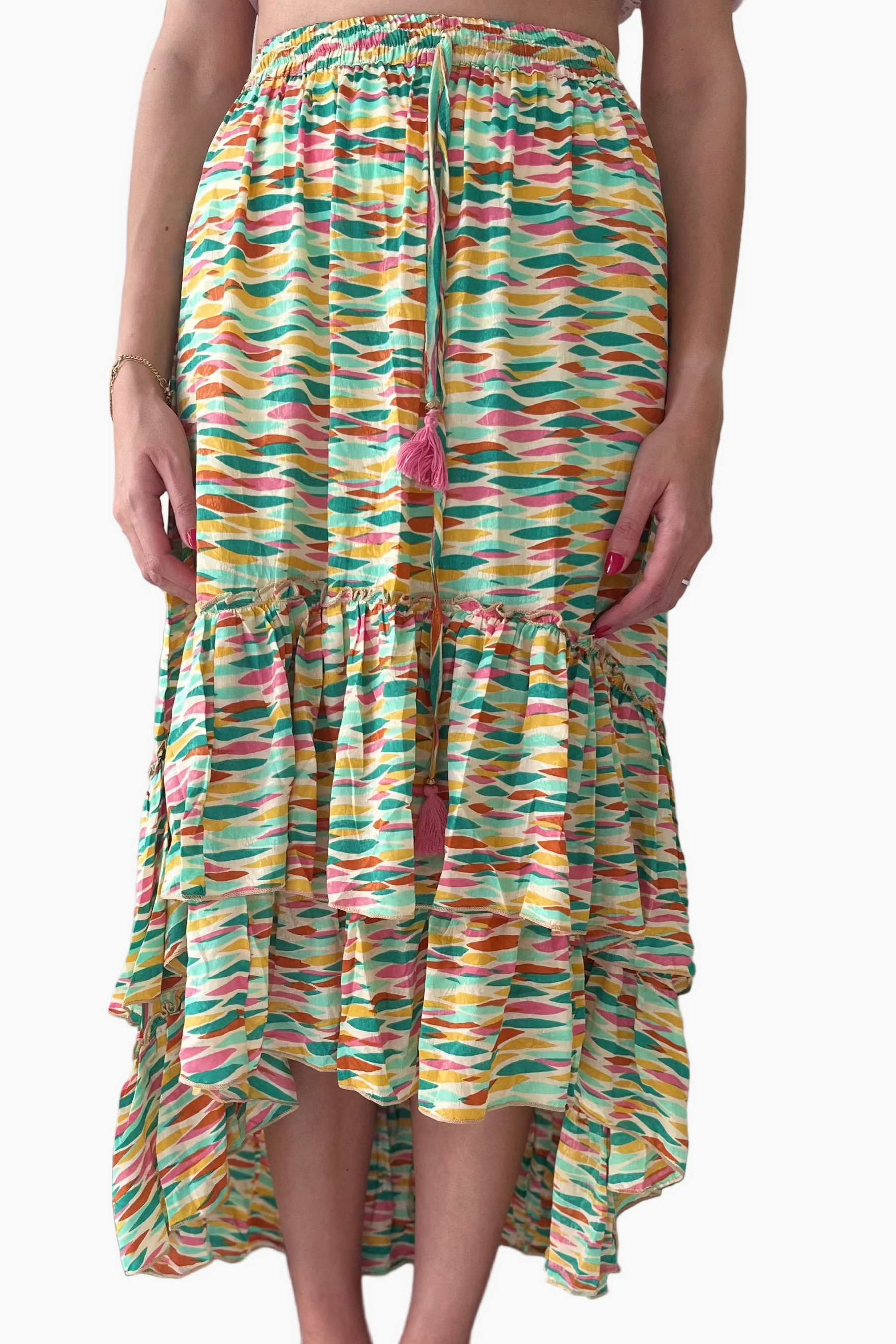 Multi Color Layered Skirt-fltrd-uae-1