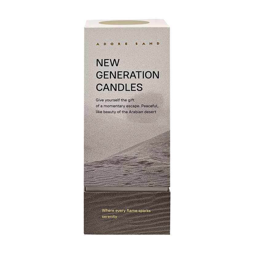 Adore Sand Candle Premium Box ,Wicks