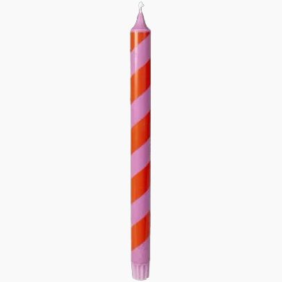 Kk Candle Diner Stripe 30 Cm (25 Hours)