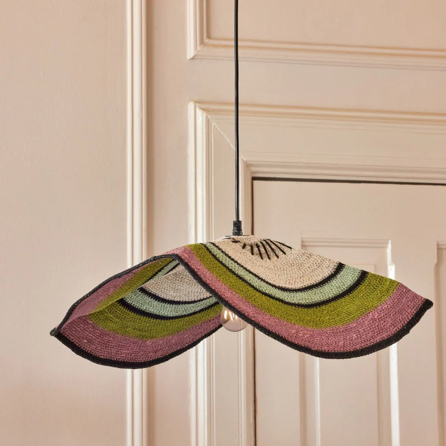 Seagrass Pendant Lamp with Cord for Hanging- Medium