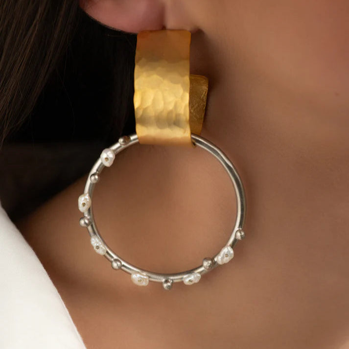 Double Circle Earring