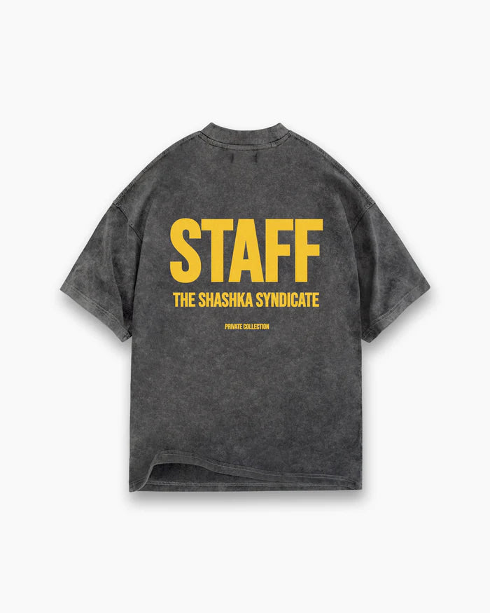 Gray Staff Heavy T-Shirt