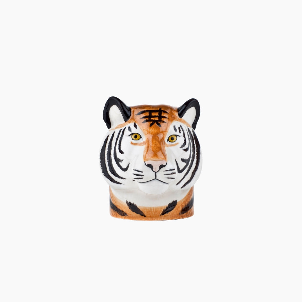 Tiger-shaped ceramic mug