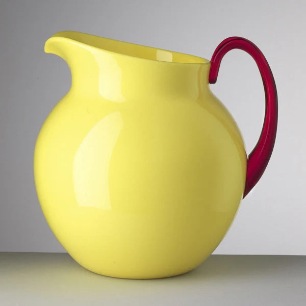 Pallina pitcher yellow/handle red
