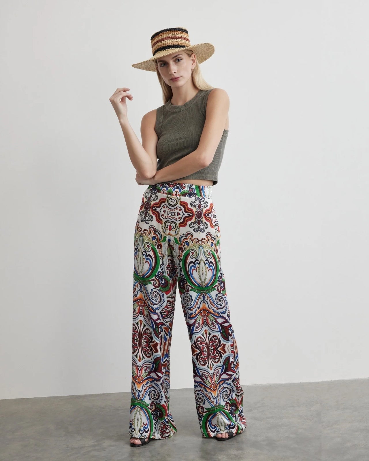 Palazzo Pants- Earth Butterfly