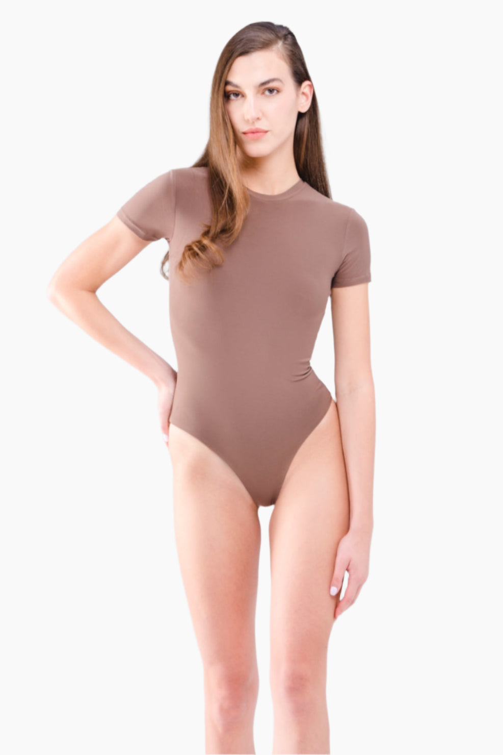 Stella T-shirt Bodysuit mocha
