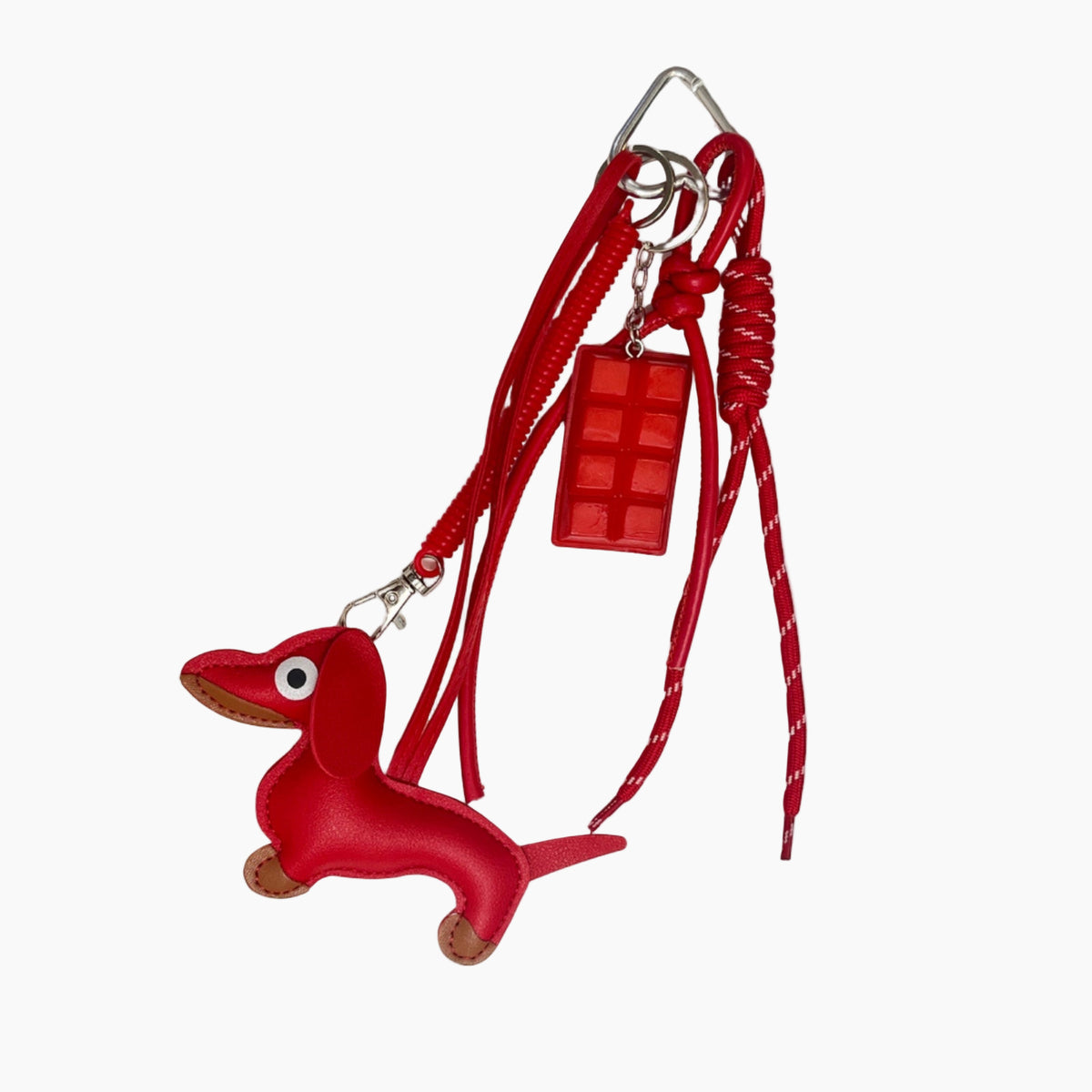 Feelosophy Annakey Charm Bag Doggie Red