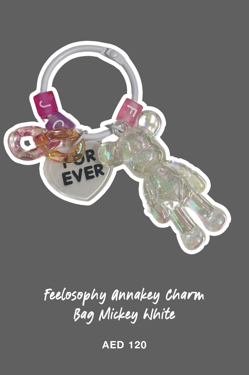 Feelosophy Annakey Charm Bag Mickey White