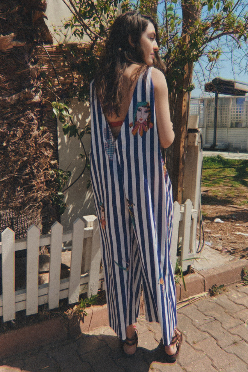 STRIPE NO2 - COVERALLS FOR BEACH