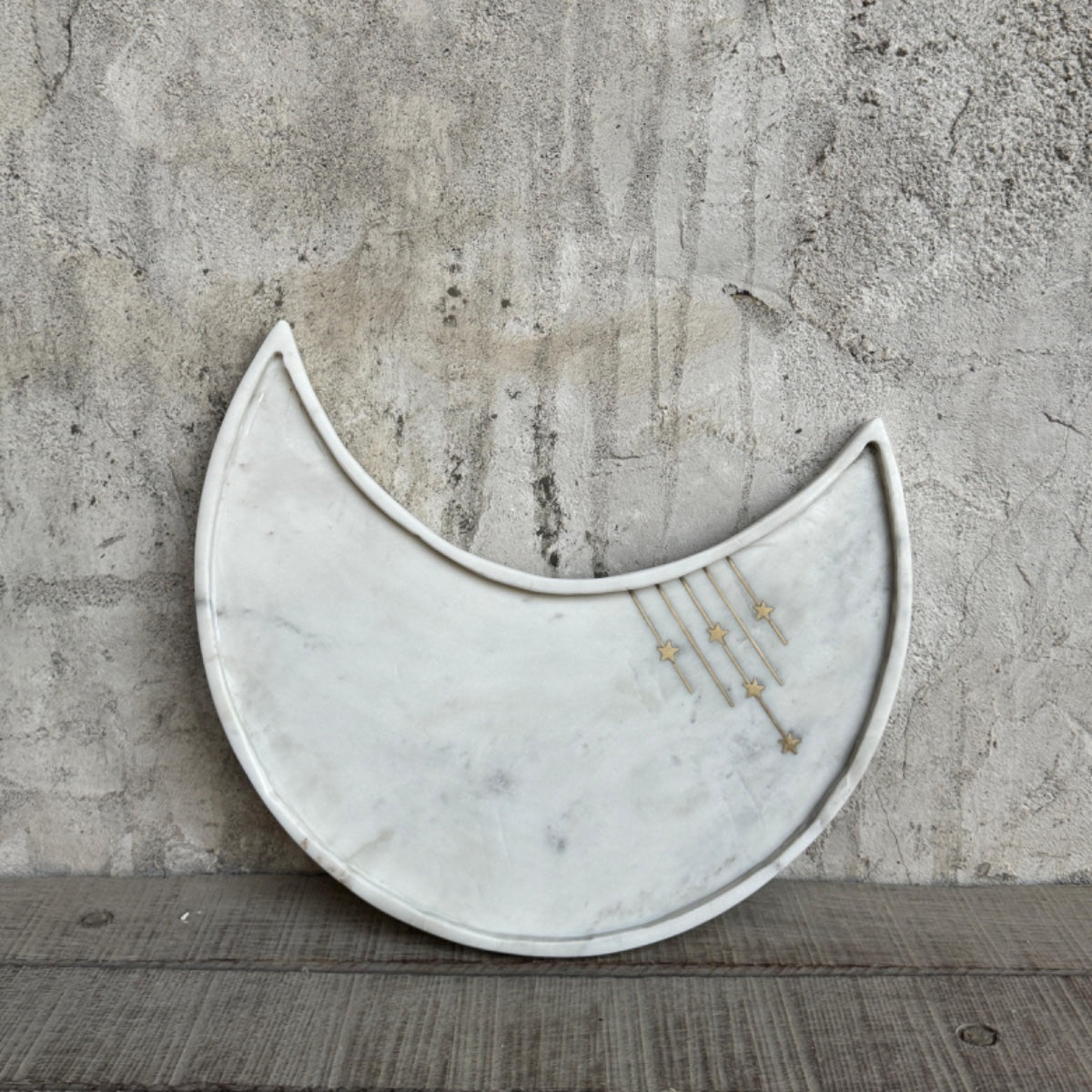 The Crescent Marble Platter