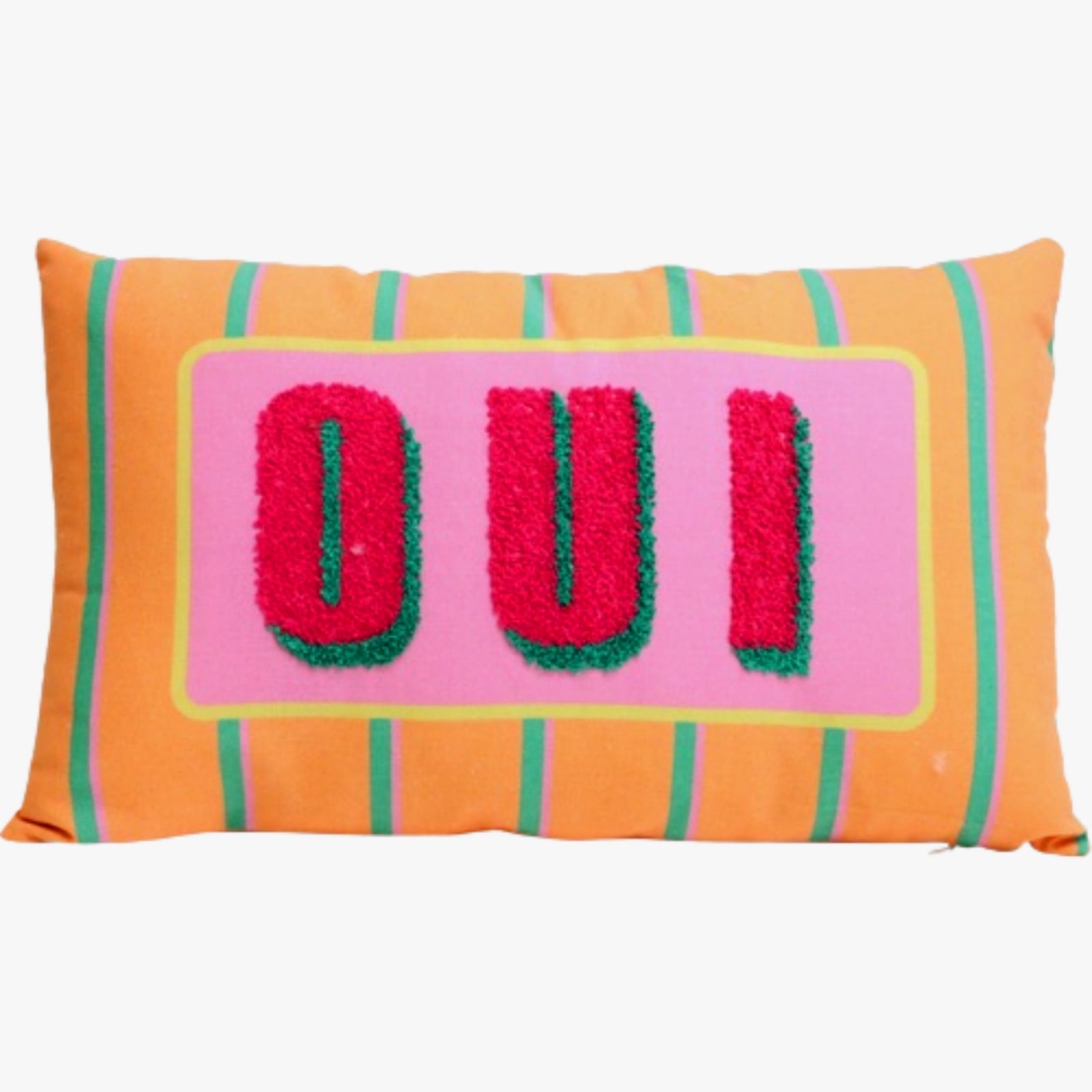 CUSHION COVER"OUI" 30X50