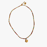 105250450 Shells Stone Necklace