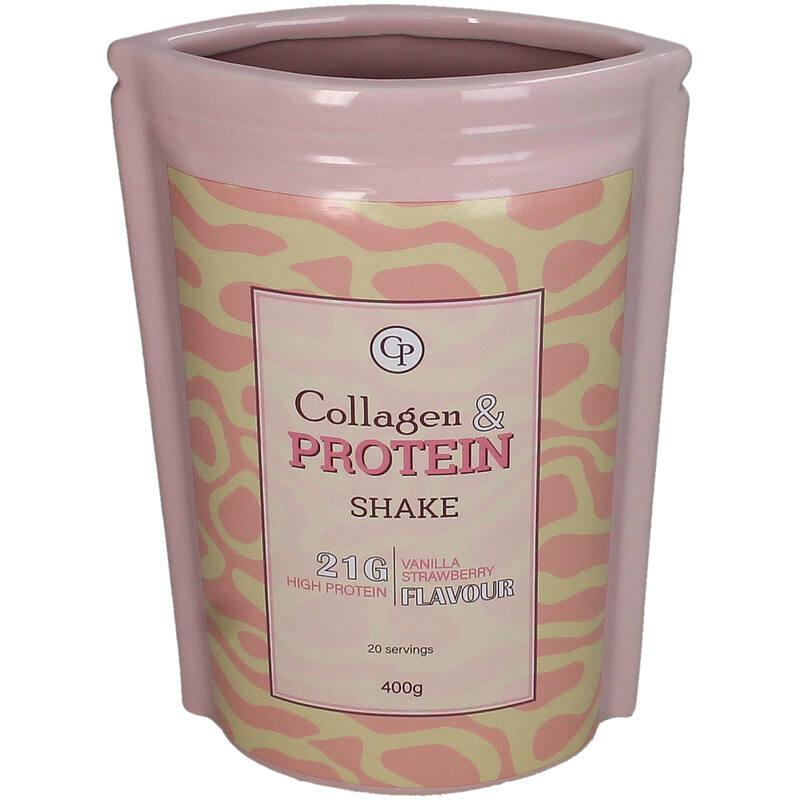 KAL-7611 Vase Protein Fine Earthenware Pink 16x8.5x22.5cm