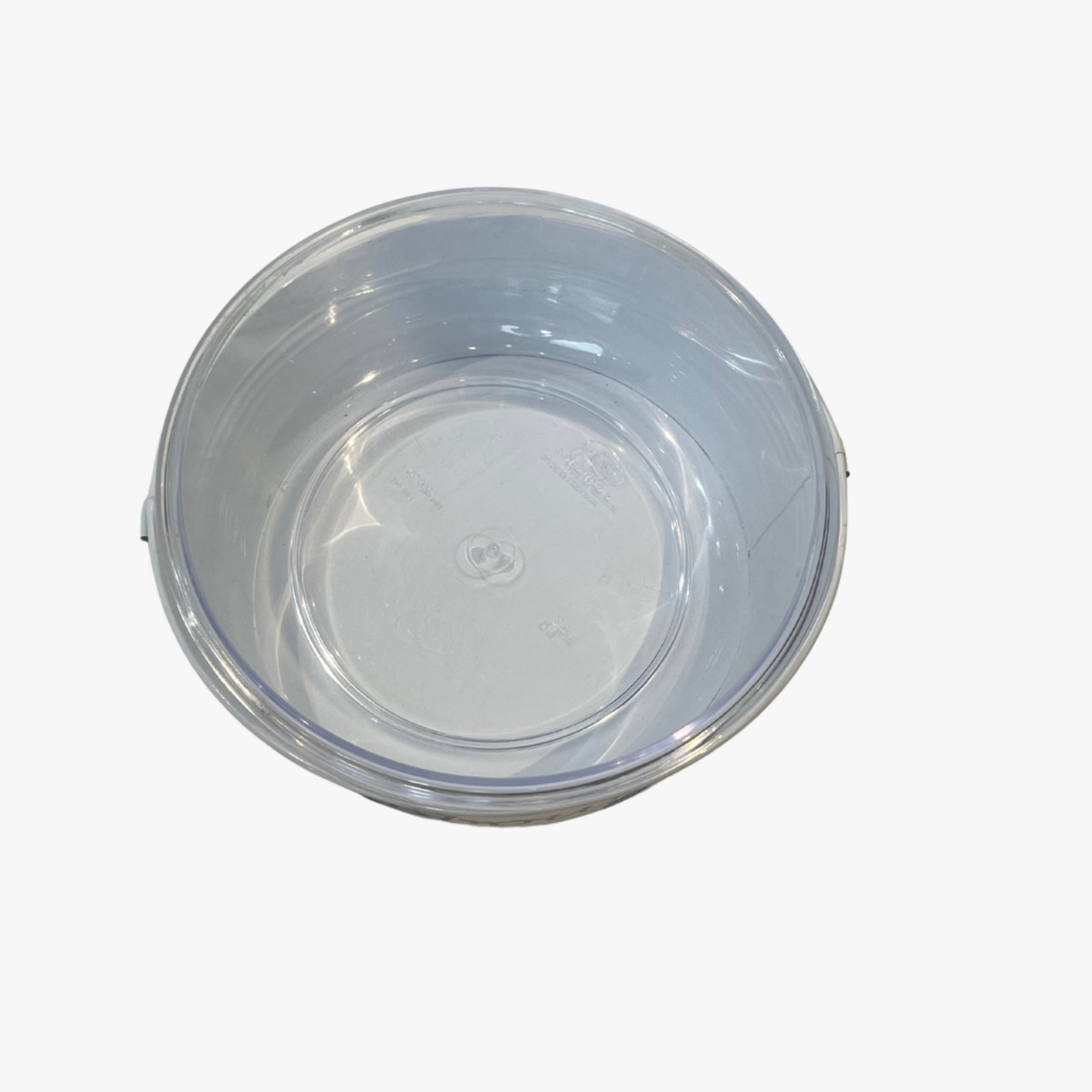 Tabbouleh metal serving bowl (white) with plexi