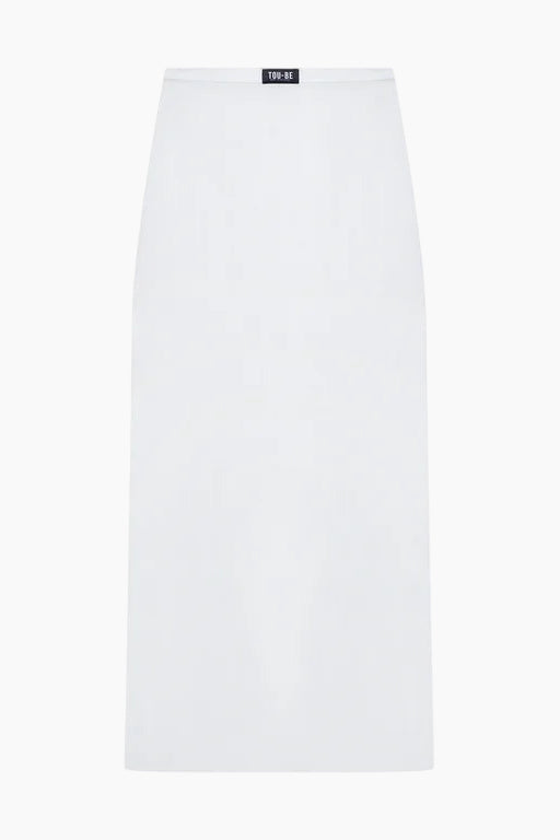 White t Mesh long skirt