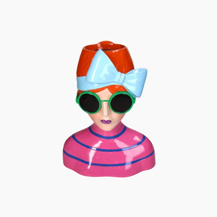 KAL-4480 Vase Fashion Lady Polyresin Mix 24x17x30cm